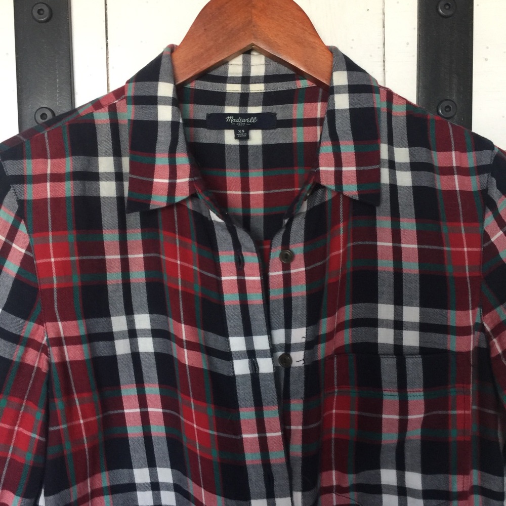 Madewell Plaid Button Down - image 2